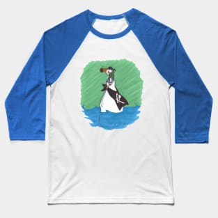 Boy on a bottle Baseball T-Shirt